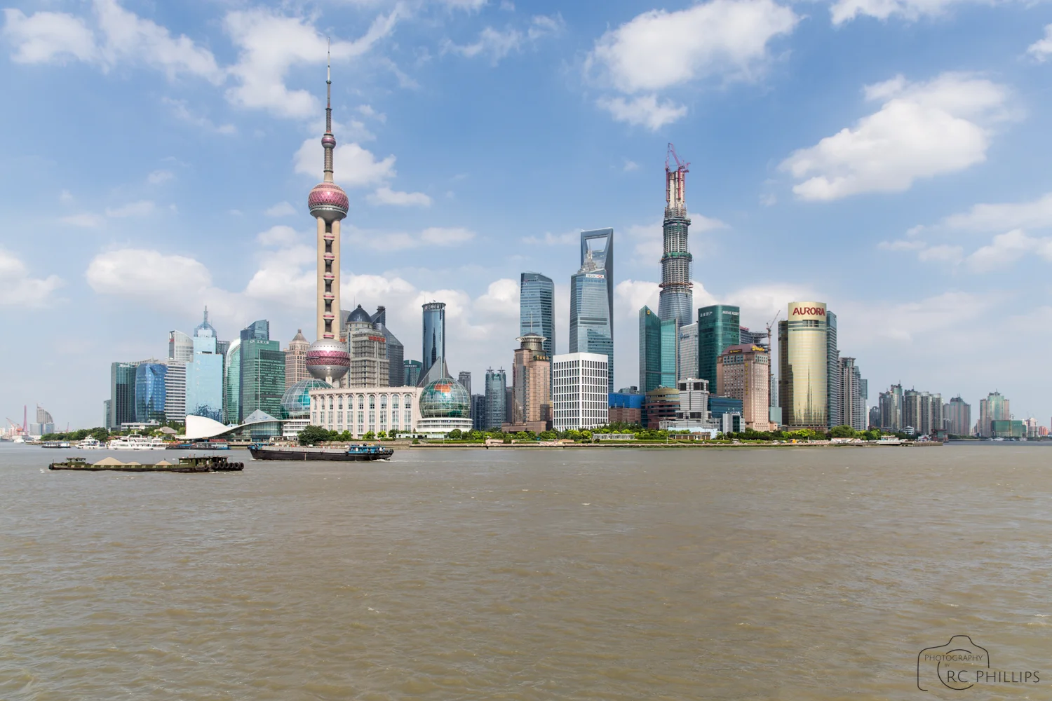Shanghai Skyline - 1/500 second at f/5.6 and 100 ISO