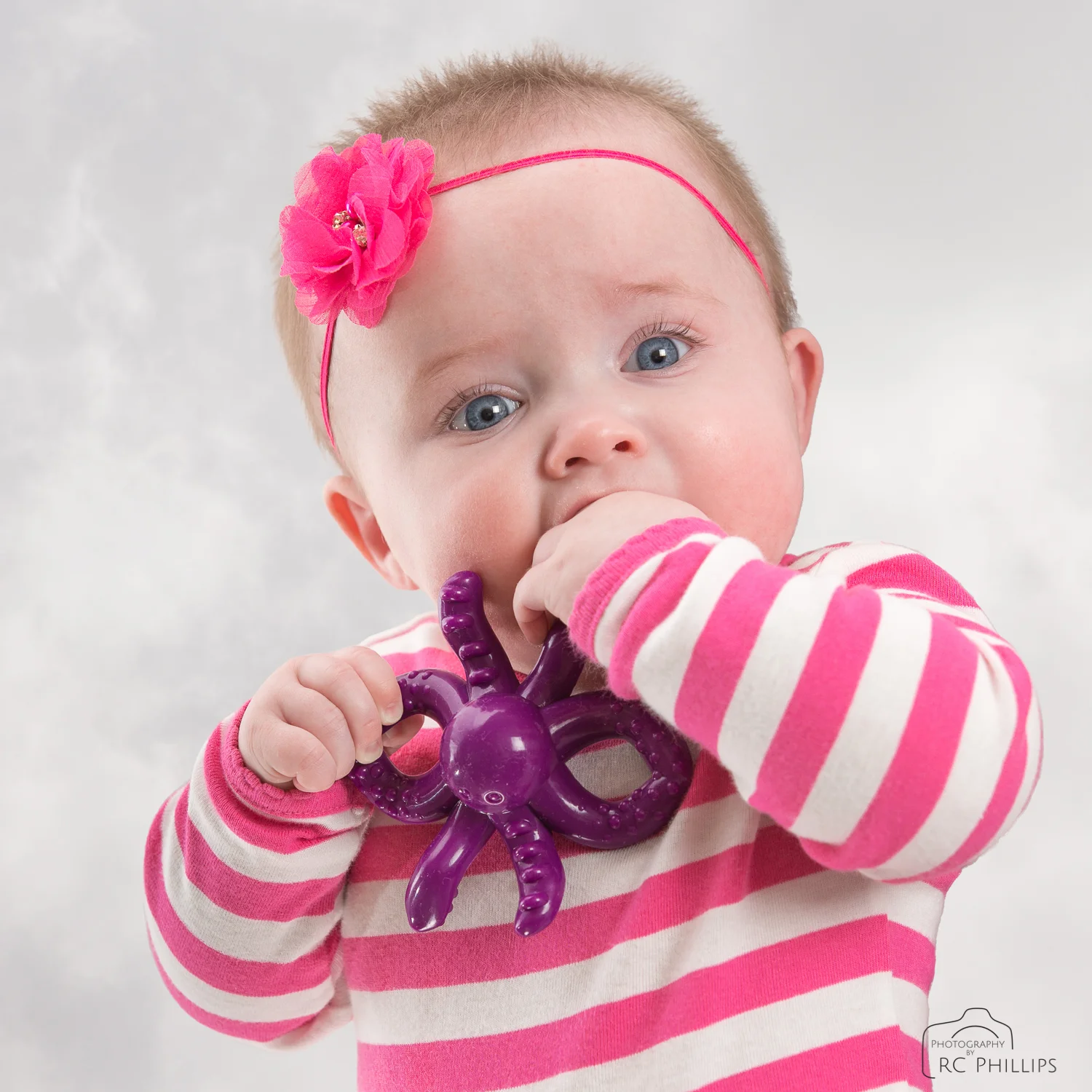 1/250 sec. @ f/5.6 and ISO 200, off camera flash in softbox.