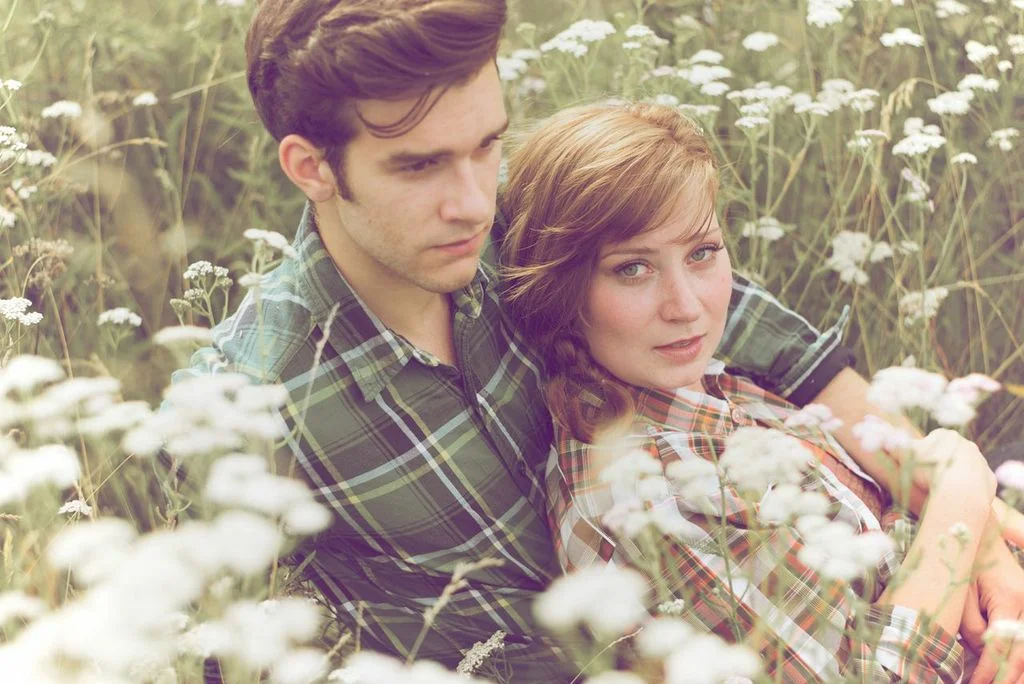 Art Direction + Styling + Hair: Allison Dawe Photographer: Kevin Clark Models: Robert Head + Elizabeth Erickson Model Look Book