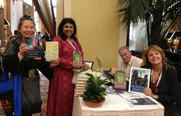 At the San Francisco Writers Conference with presenter Terry LeYung-Ryan and organizers Richard and Barbara Santos