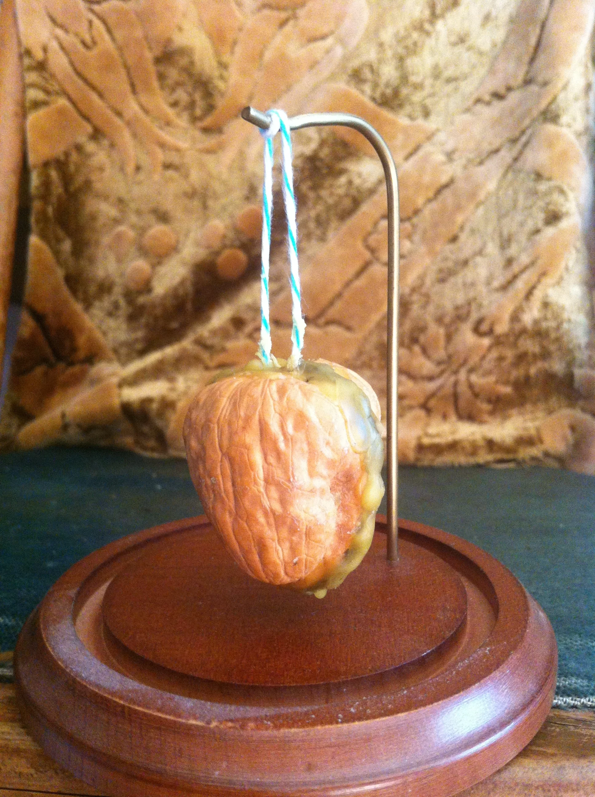 a finished surprise treasure ornament