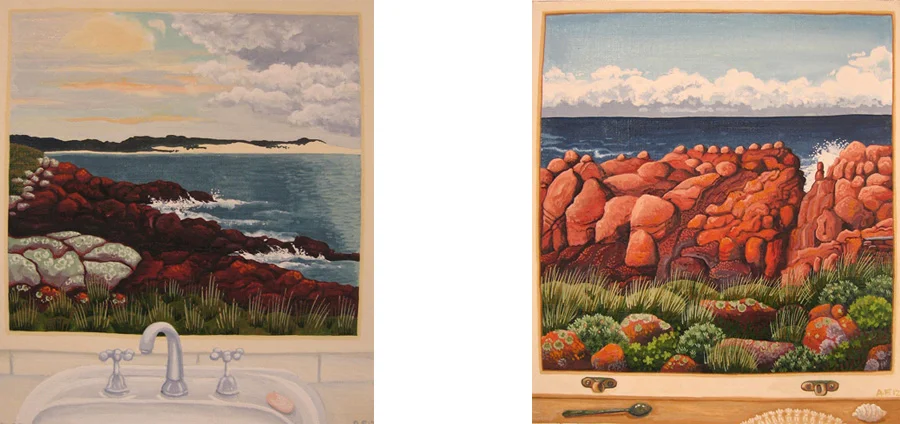 moments from the south (series of 13, detail) 20.5 x 11.5cm – 20.5 x 19.5cm 