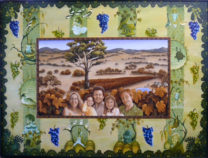 2008 Commissioned by Sophie & Chris Joshua oil & acrylic on board 90 x 120cm
