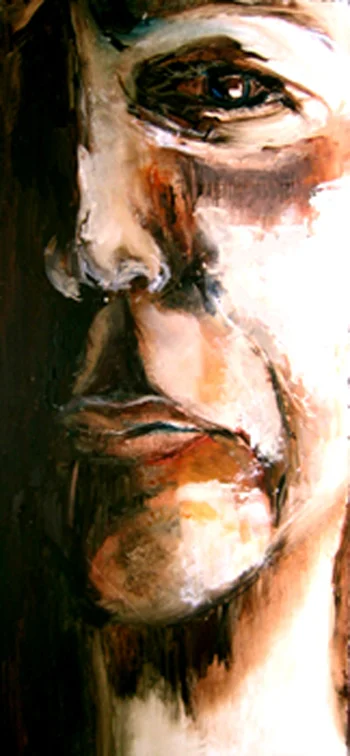 Sarah Pierroz_Painting_Women and Pain Thesis Series_Face Close Up.jpg