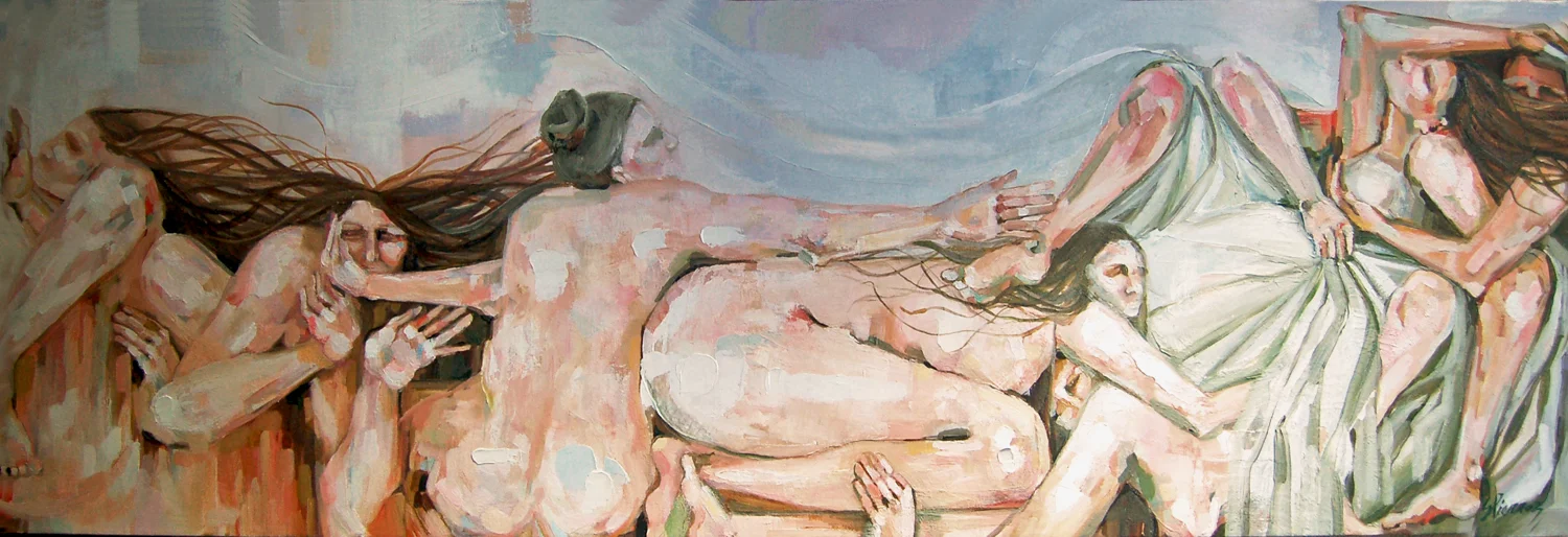 Sarah Pierroz_Painting_Women and Pain Thesis Series_We Do Have Names Reprise.jpg