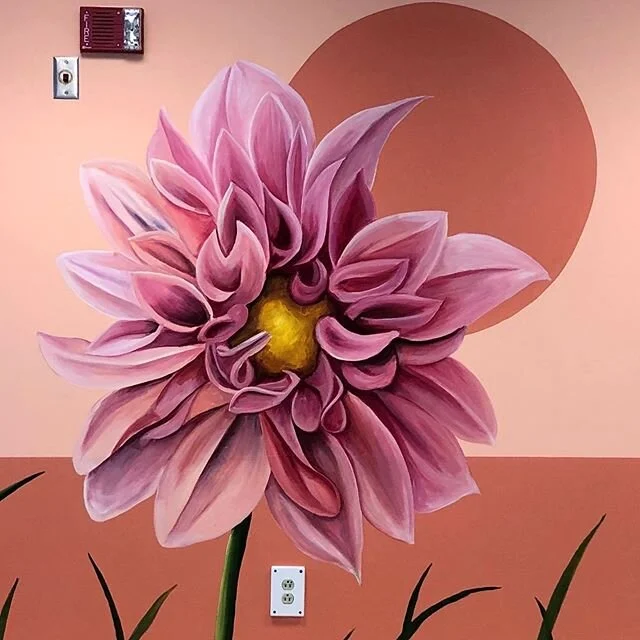 I painted some wild flowers on the walls for everyone over at Metro Hospital. It&rsquo;s one mural I hope you&rsquo;ll never have to see 😅. Thanks @egweeds for making it happen!