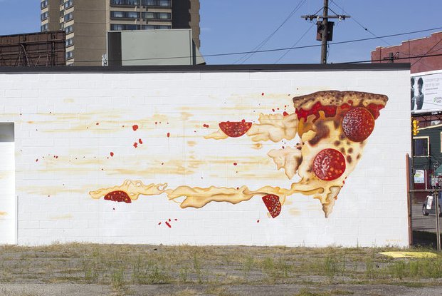 Ohio City Pizza Mural