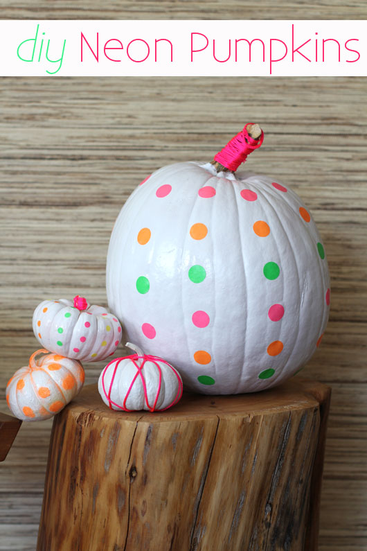 Neon Pumpkins