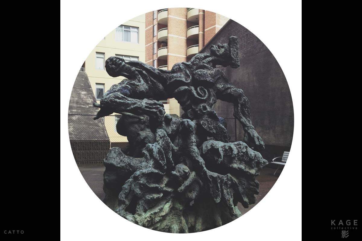Arthur Sherman’s ‘Naissance Bronze’ in Darlinghurst, Australia with Rando for iPhone 5S.