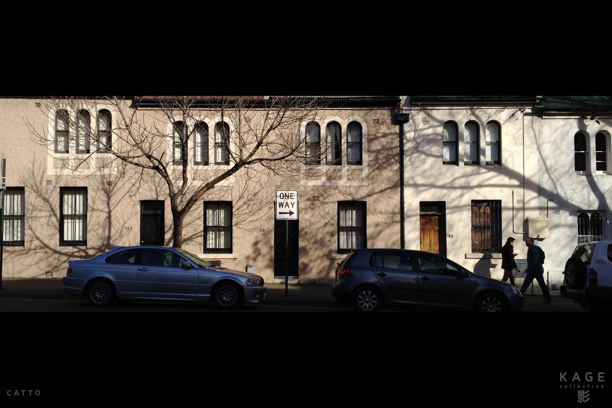 Winter sun in Surry Hills, Australia with 645 Pro for iPhone 5S.