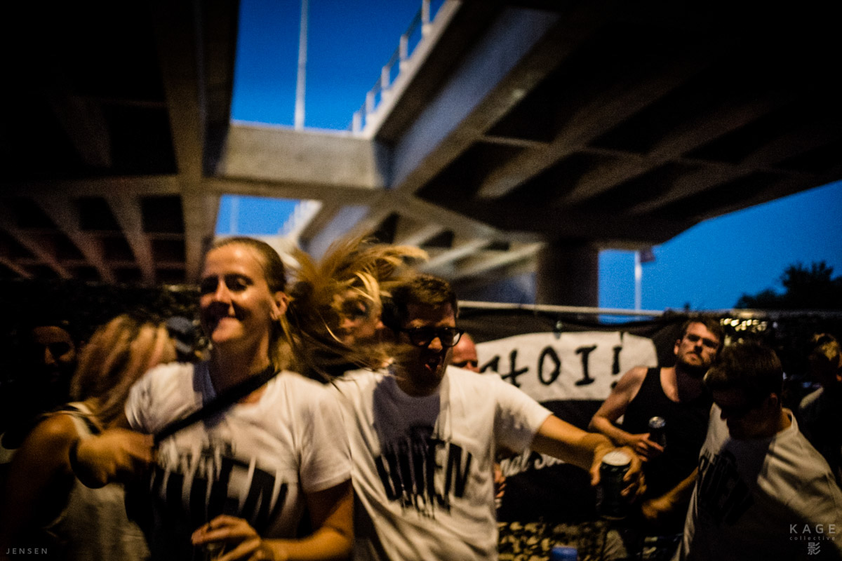 The dancing backstage is as epic as it is in front of the stage.