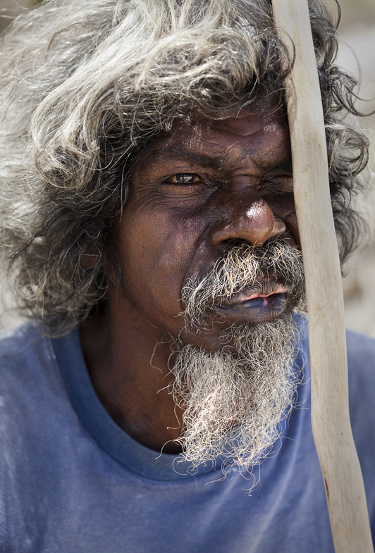 An Aboriginal elder – Djarlie. Photo: Lynn Gail