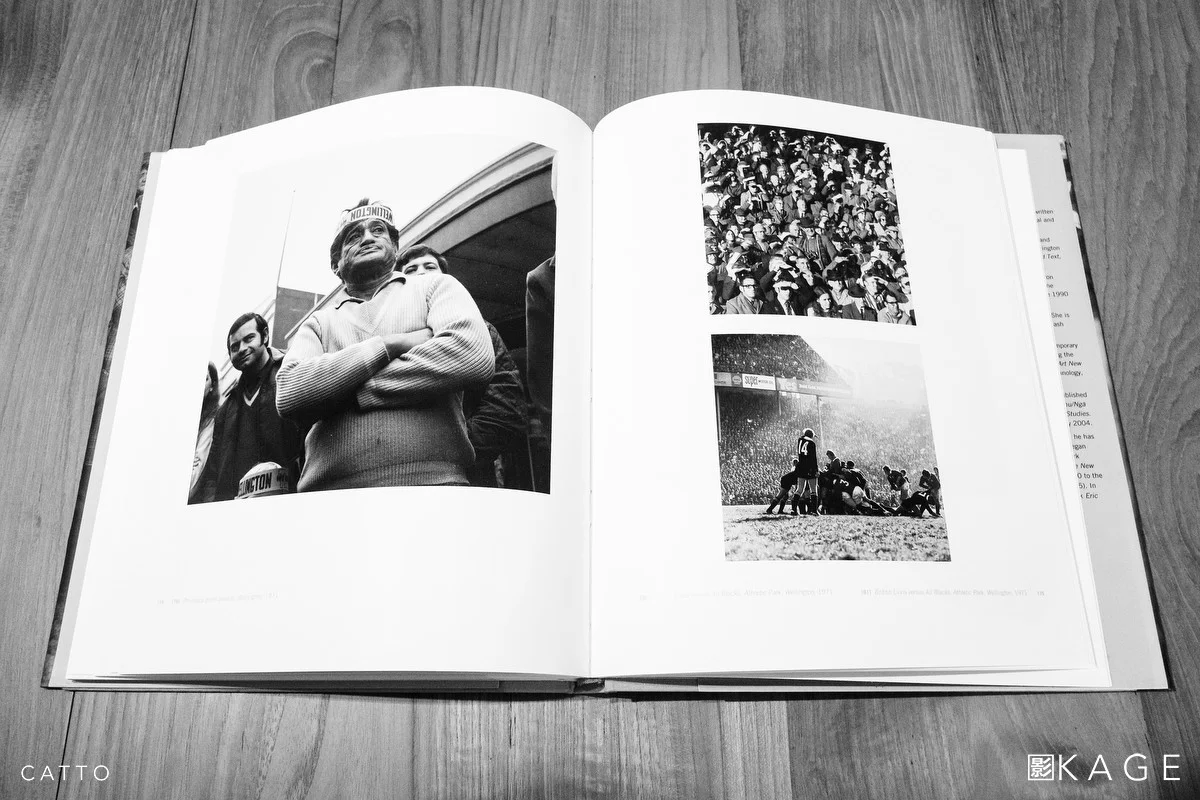 (L) Pre-rugby game parade, Wellington, 1971 | (R) British Lions vs. All Blacks, Athletic Park, Wellington 1971