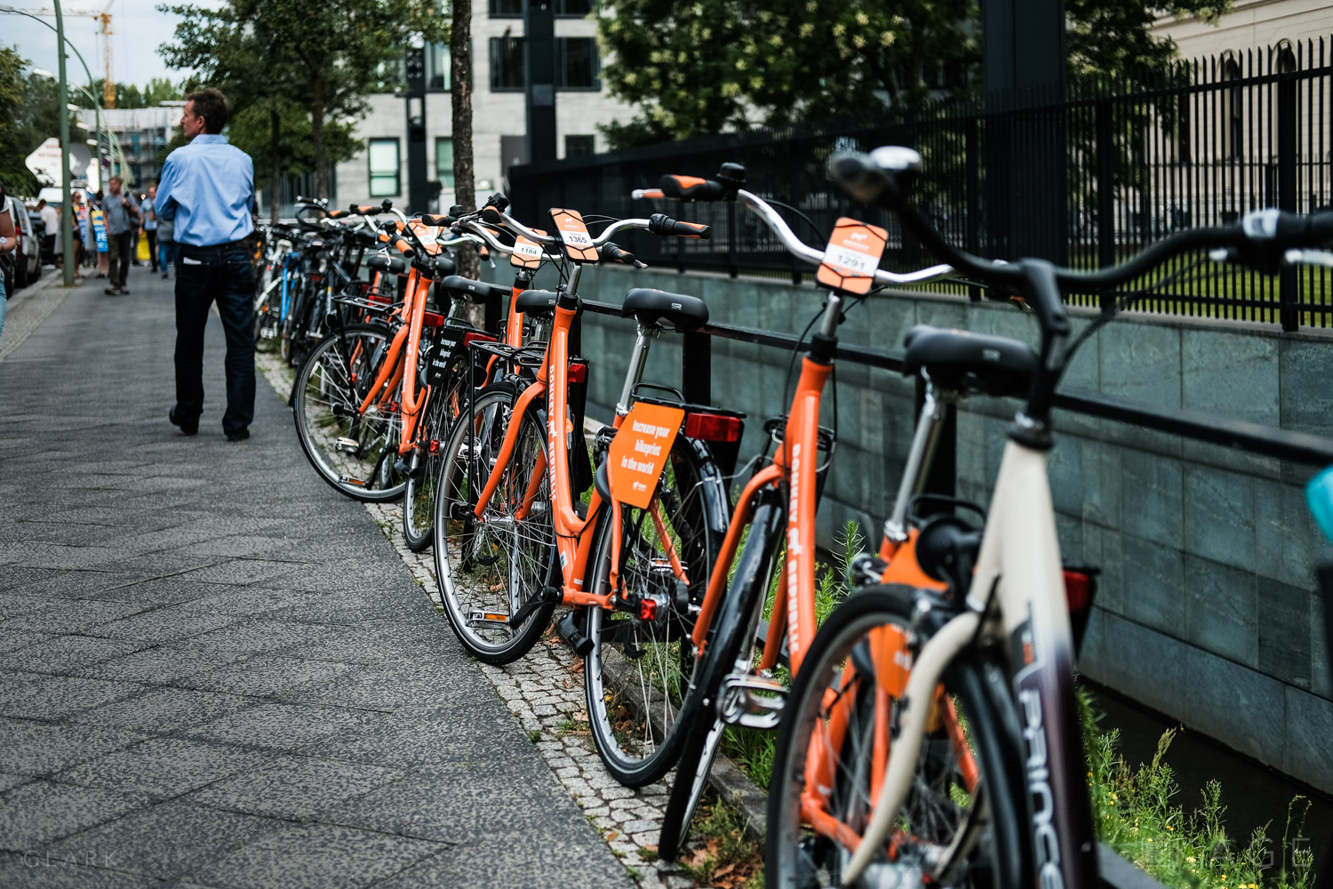 This protest was about pollution, but it was as much pro-bike as anything else