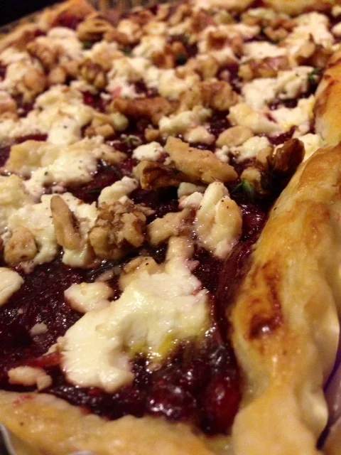 Cranberry Goat Cheese Tart