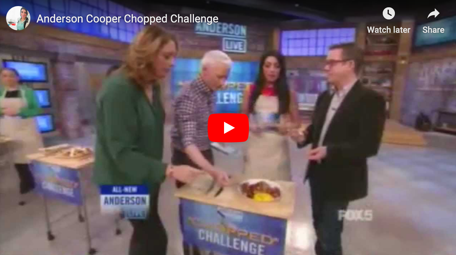 "Chopped Challenge" on Anderson Cooper Live