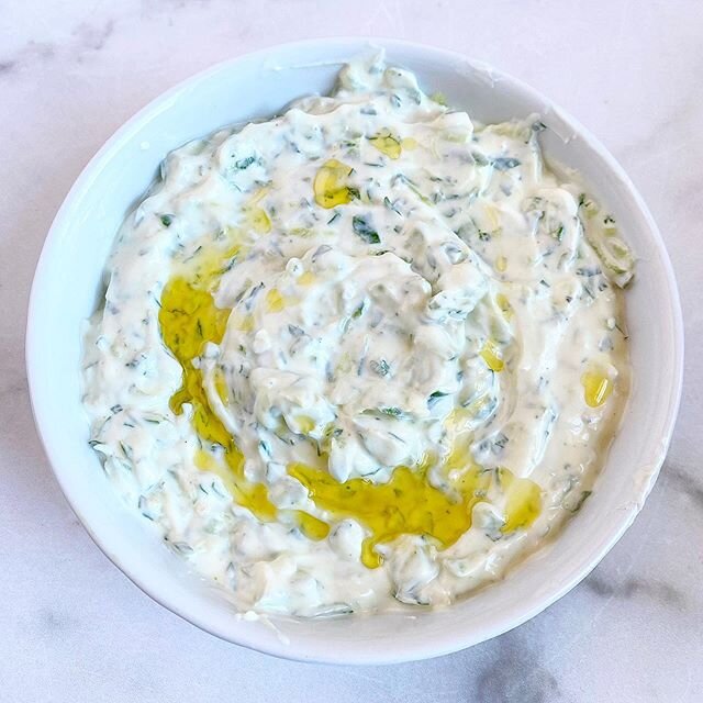 Tzatiki is a Greek style cucumber yogurt dip/spread that is not only easy to make but healthy, delicious and multi-use! Check out how to make my thick, creamy version in my quick highlight video! Pro tip: always squeeze out the excess water from your
