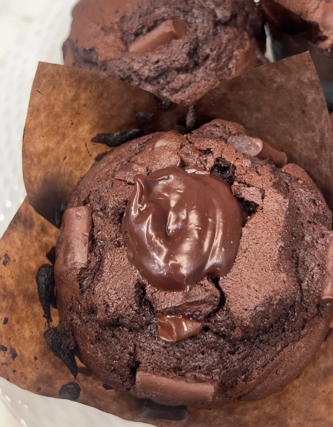 Olympic Village Inspired Chocolate Muffins 