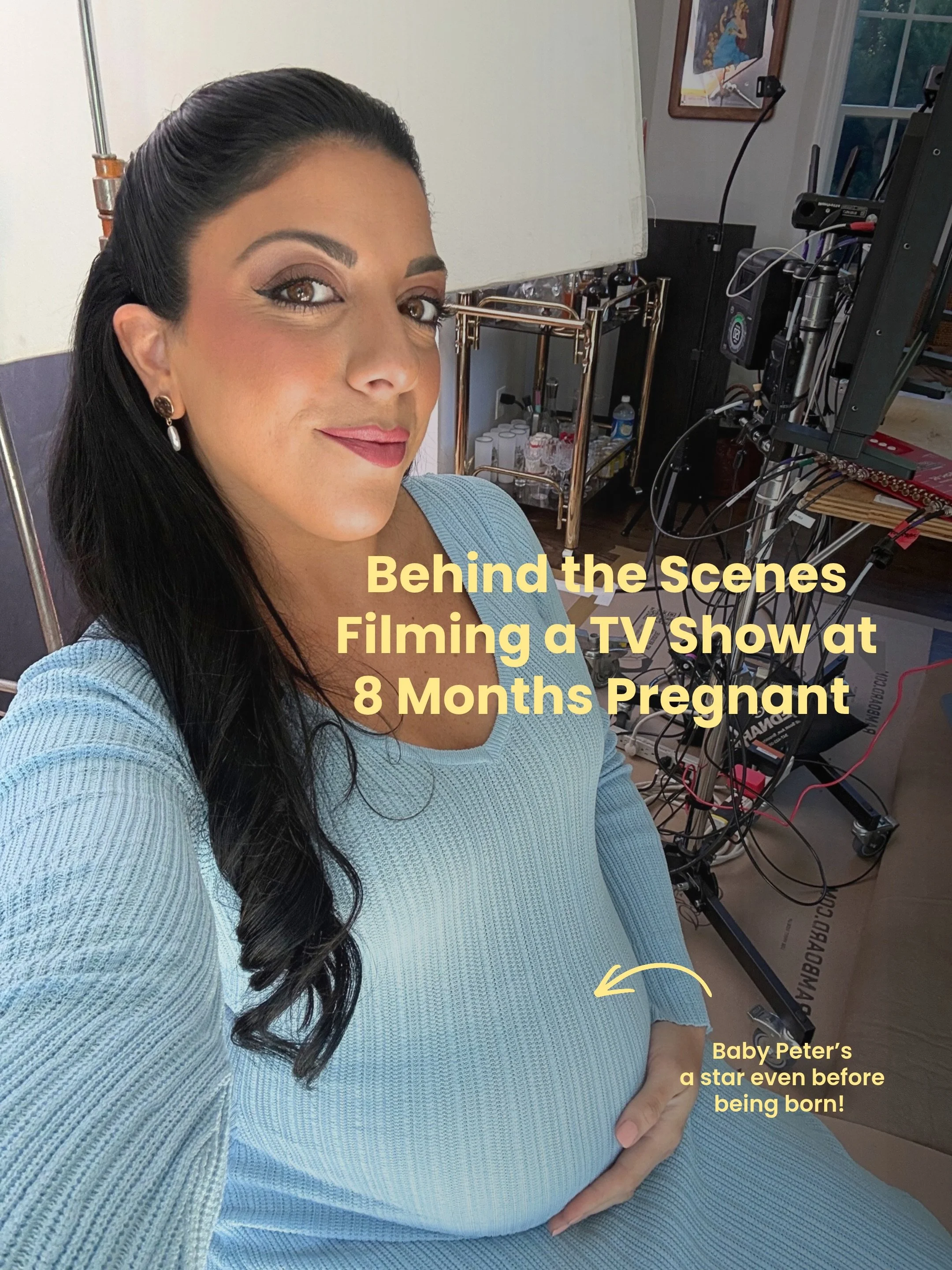 Filming a TV show at 8 months pregnant definitely comes with a unique set of challenges. Mainly two&hellip;and they were both attached to my legs 🙃

But truly, the incredible teams at @san_junipero_productions and the @foodnetwork made every single 