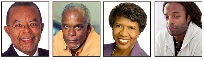 Host Henry Louis Gates, Jr., director Stanley Nelson, moderator Gwen Ifill, and musician John Forté
