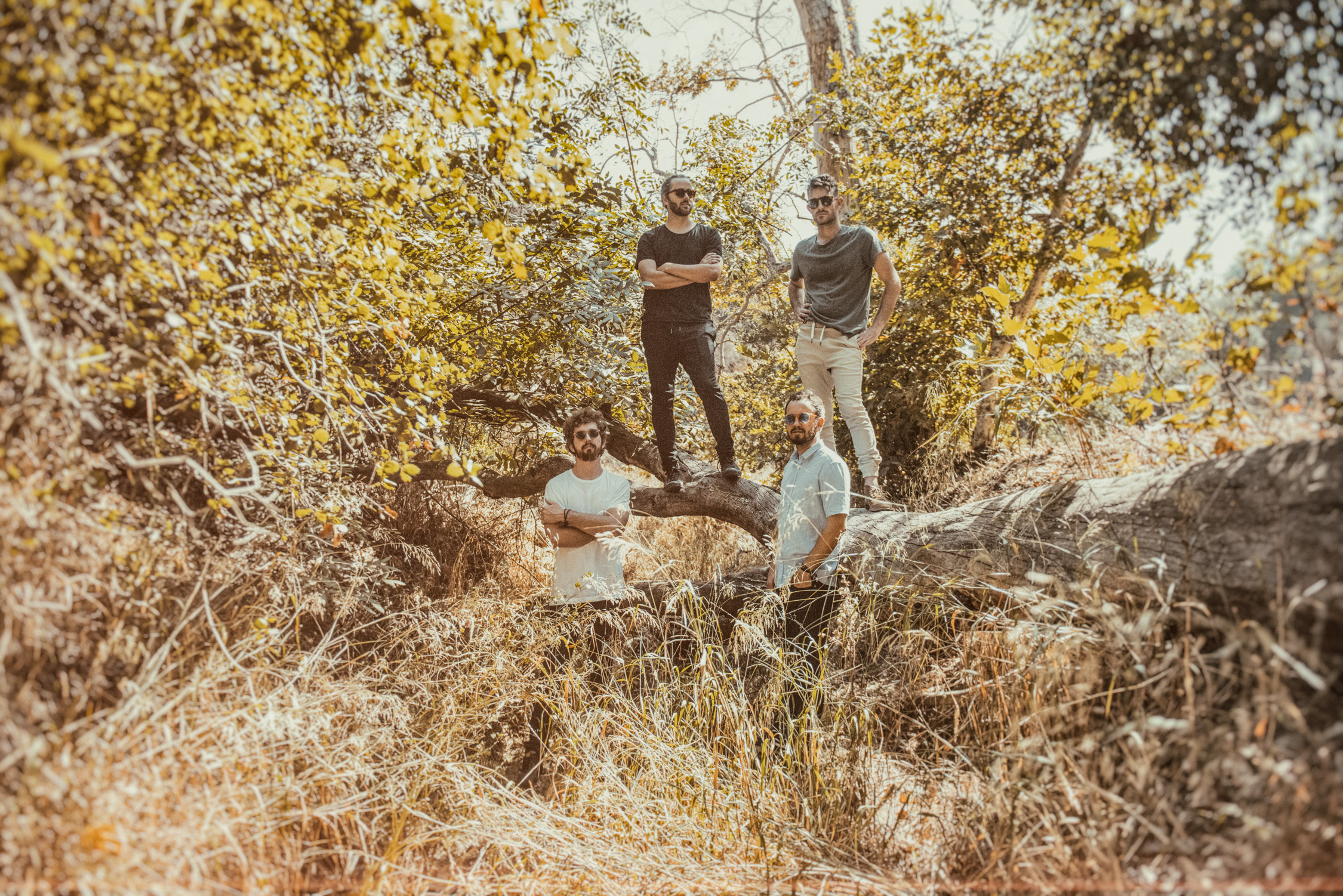 Moth & The Flame on some really hot hill in California in July. 