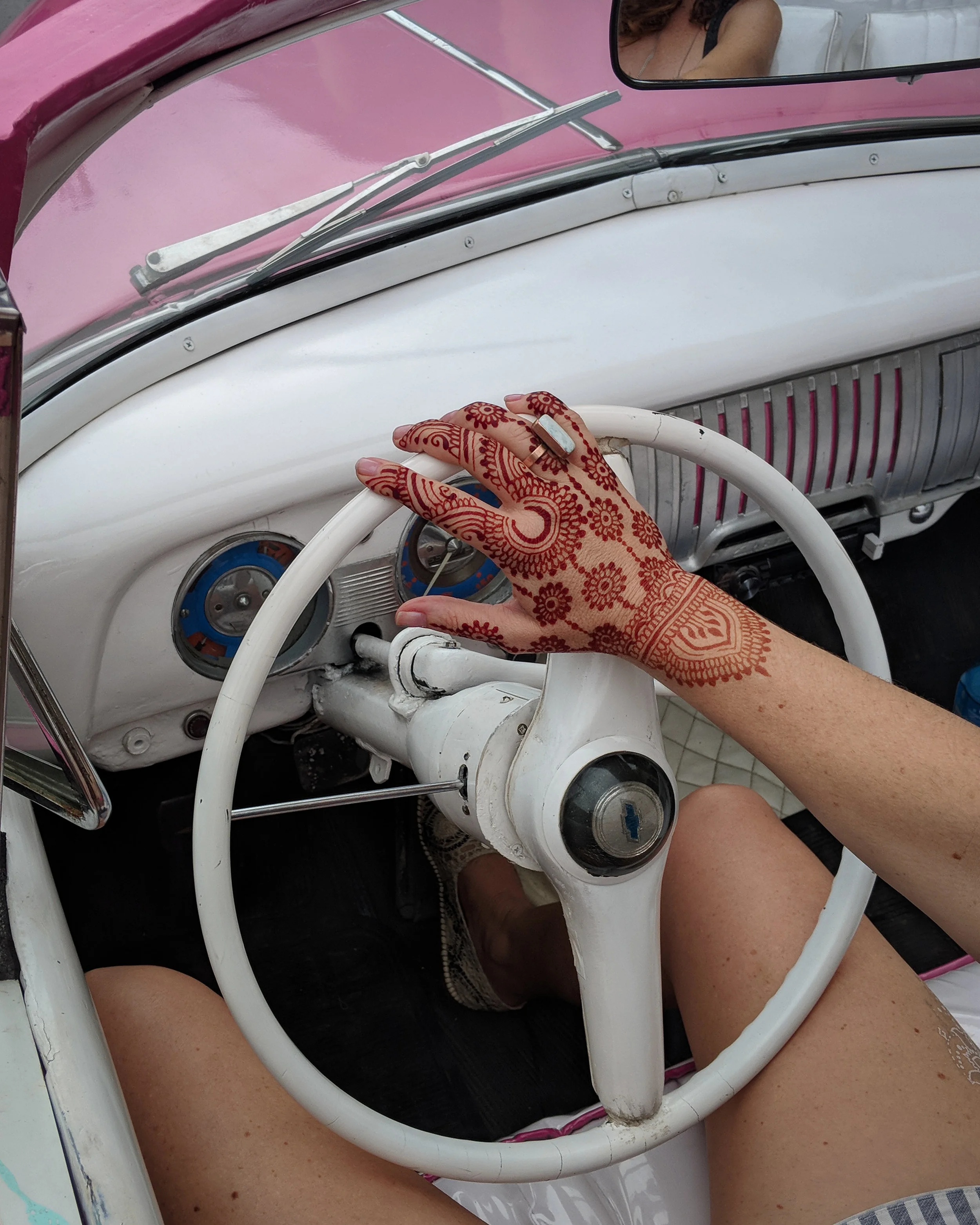 No power steering on this one...
