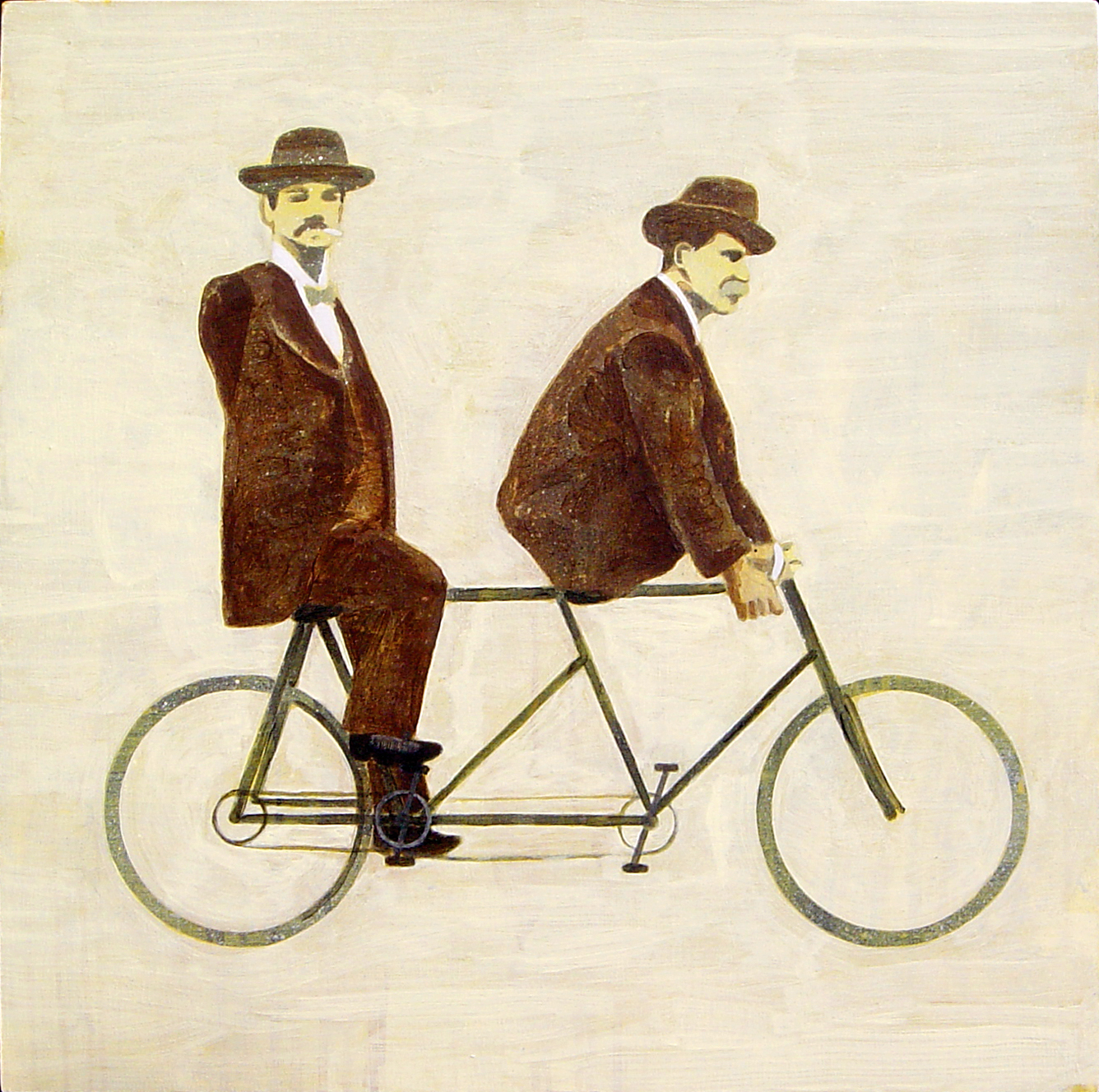 the cyclists 60 x 60 cm © 2007