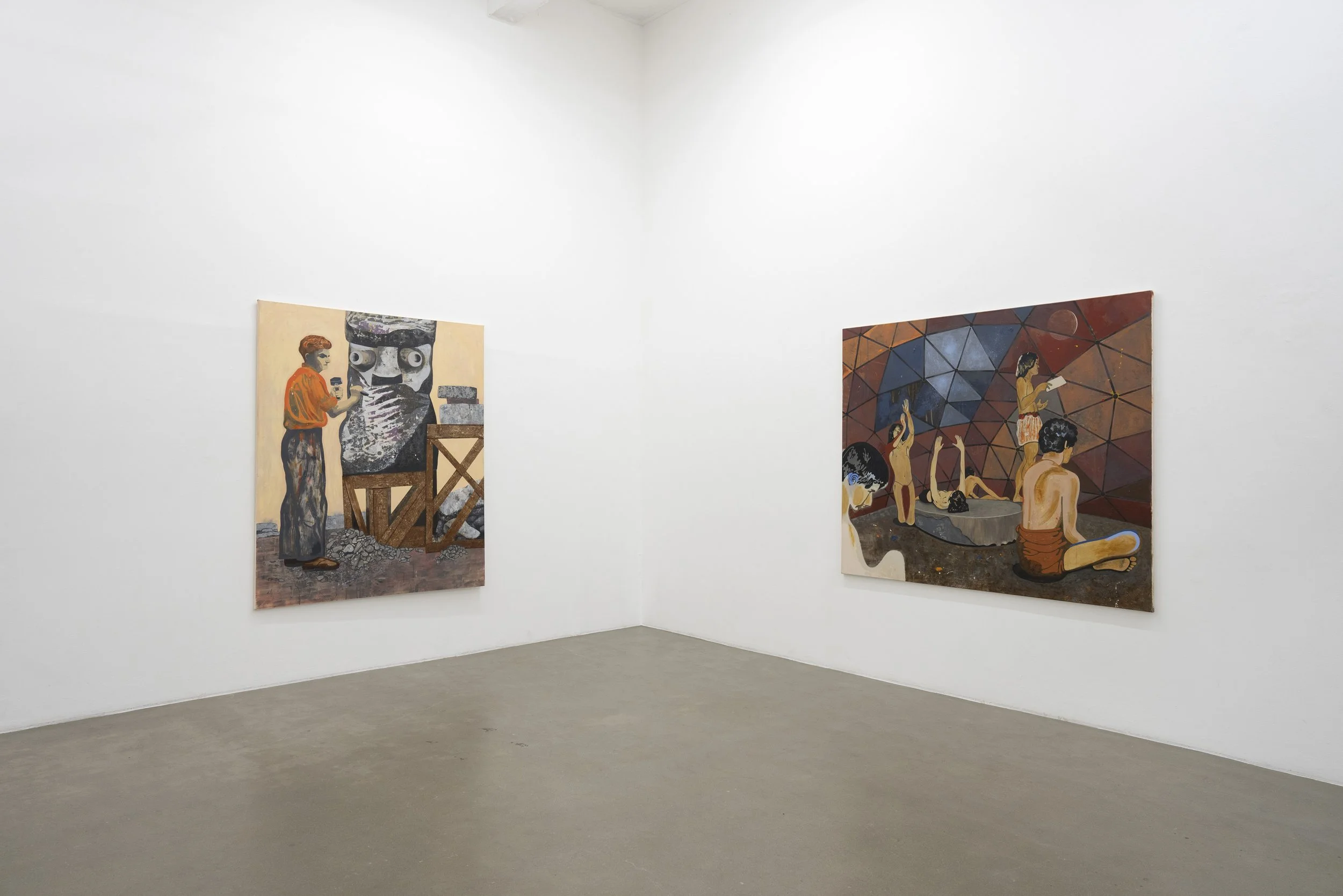  DAVID CAINES UNFORESEEN CIRCUMSTANCES  APT Gallery, London  September 2026 Photo © Hugo Glendinning 