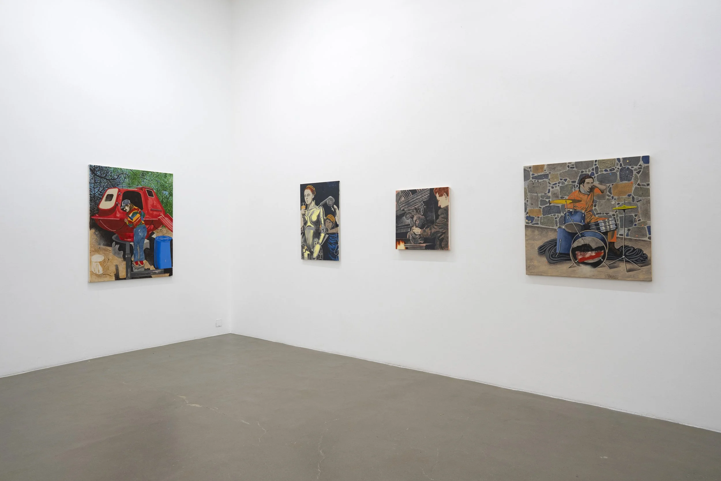  DAVID CAINES UNFORESEEN CIRCUMSTANCES  APT Gallery, London  September 2026 Photo © Hugo Glendinning 