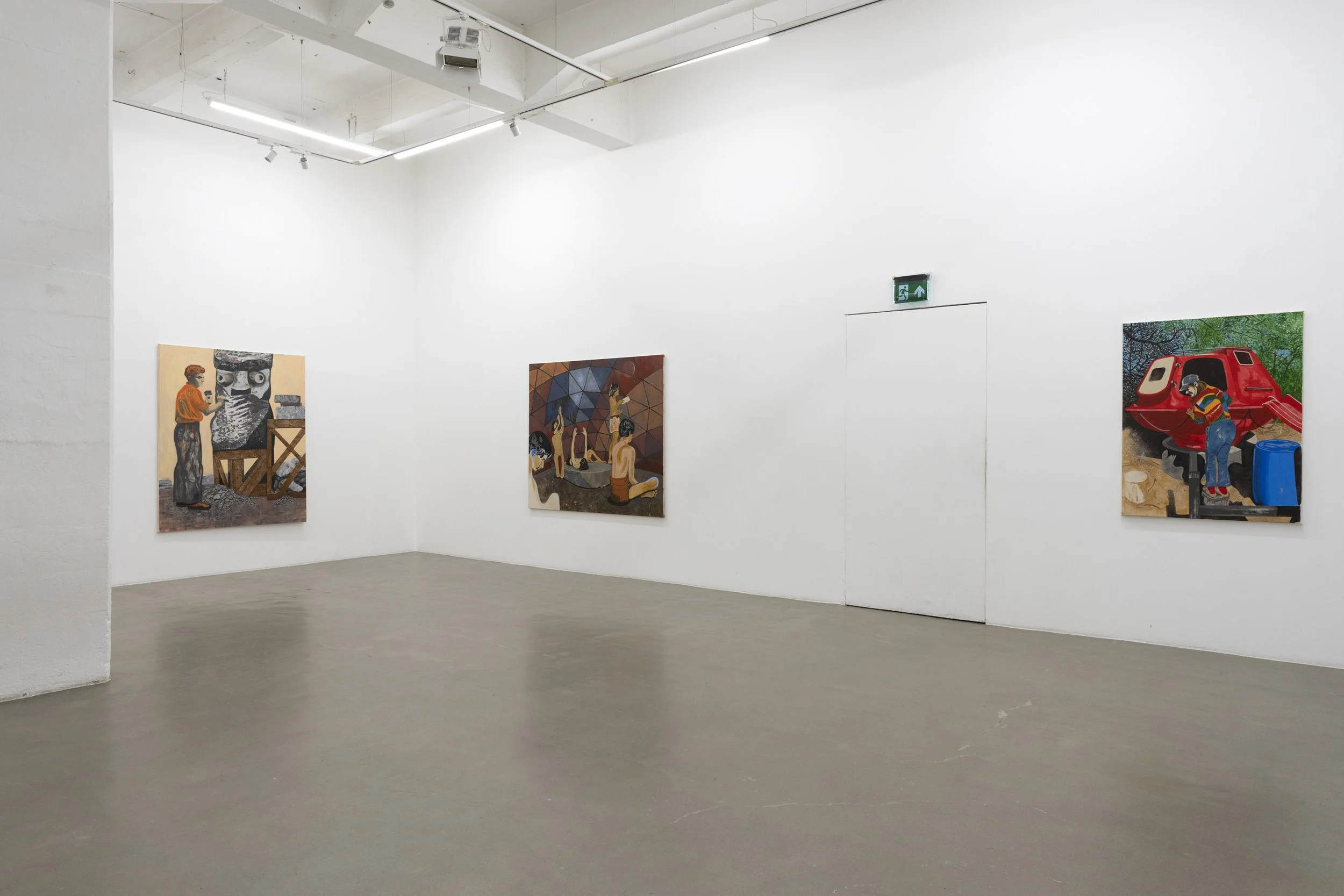  DAVID CAINES UNFORESEEN CIRCUMSTANCES  APT Gallery, London  September 2026 Photo © Hugo Glendinning 