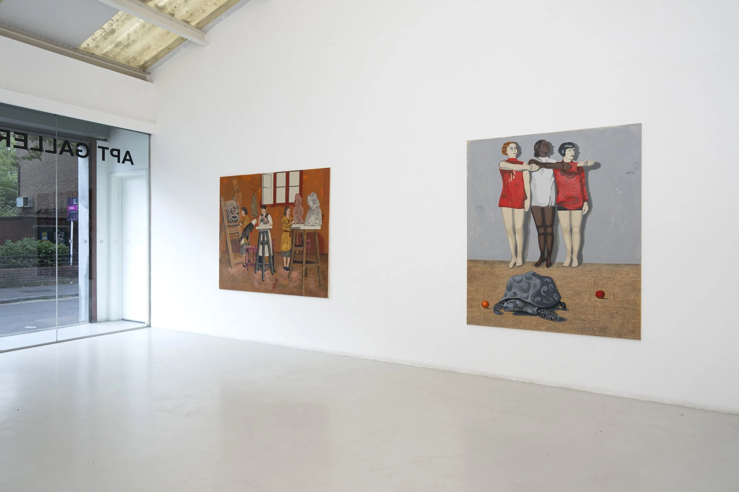  DAVID CAINES UNFORESEEN CIRCUMSTANCES  APT Gallery, London  September 2026 Photo © Hugo Glendinning 