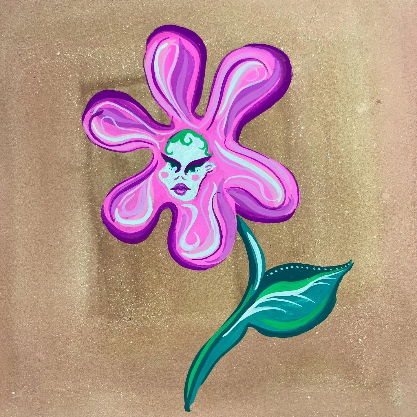 Daisy 🌼 #inktober52 #inktober #inktober52daisy #daisy #gouache #draw2025 #noradrawz