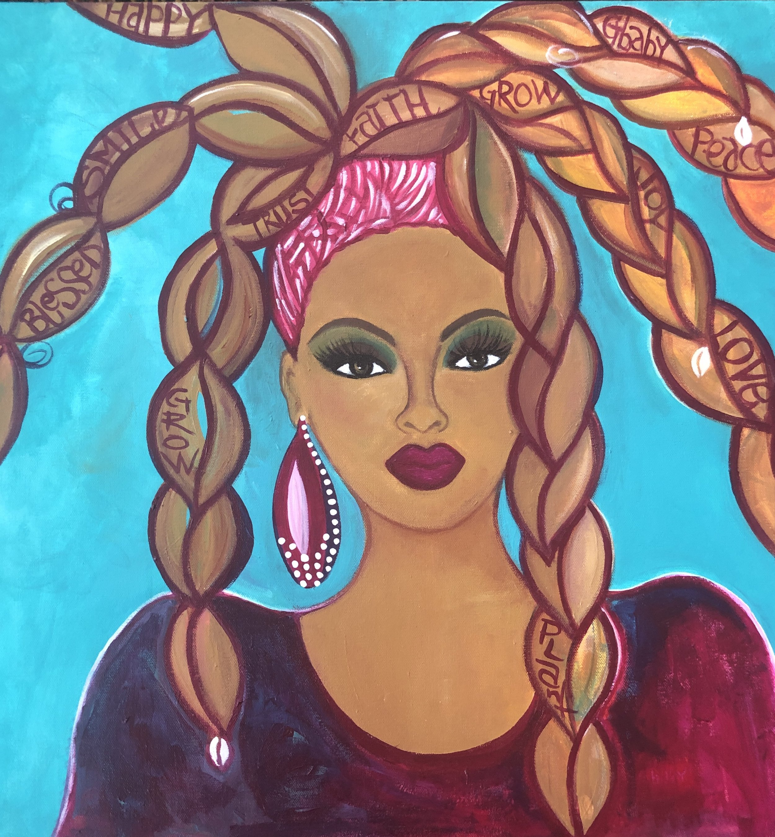 I AM Eccentric Original Painting