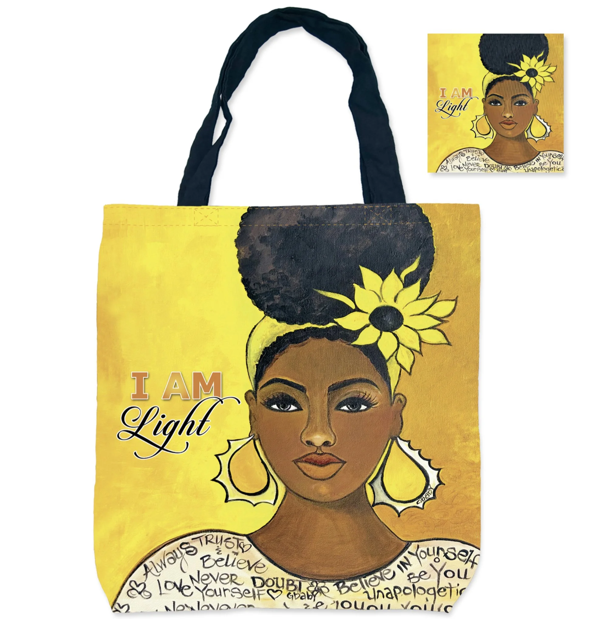 I Am Light Shopping Bag