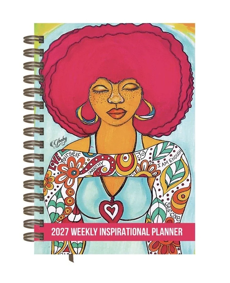 2027 Red Inspirational Planner