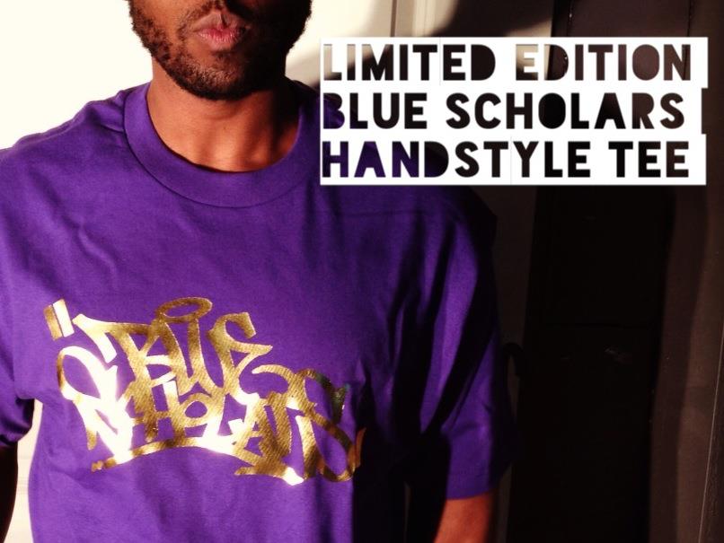 DROPPING SOON  
 LIMITED &#8220;GEO GOES BACK TO UW&#8221; EDITION PURPLE AND ACTUAL GOLD OG HANDSTYLE TEE 
 STAY POSTED