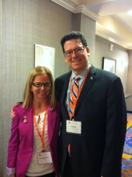 Alexandra with Bruce Skyer, CEO National Kidney Foundation
