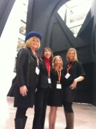 Alexandra with Summit Attendees
