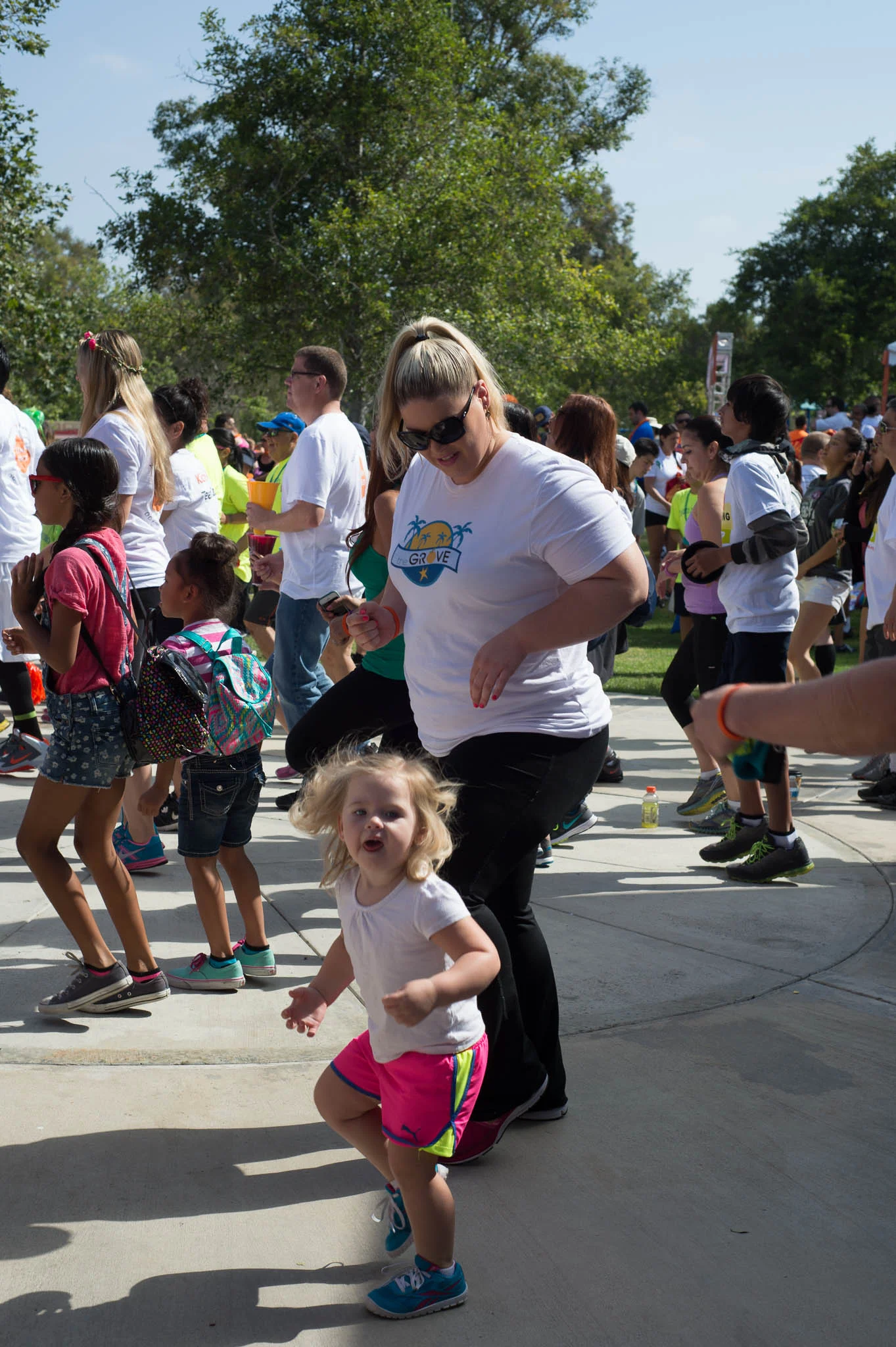 Young Walker Warming Up for the Walk
