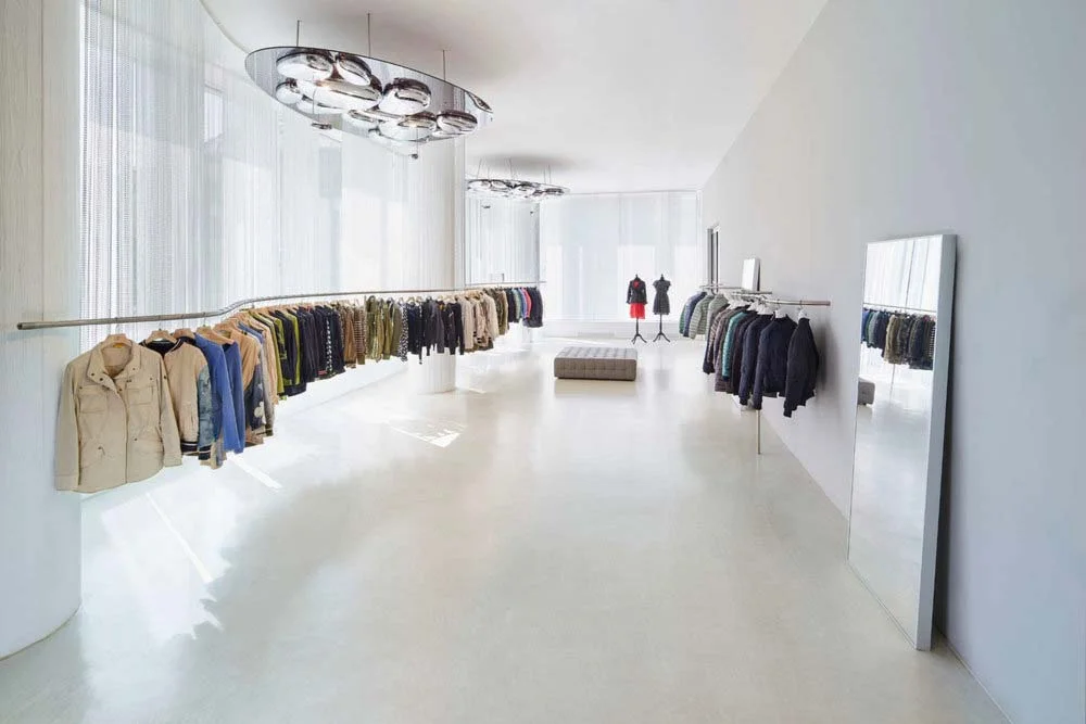Architekturbild von Berning Showrooms in Düsseldorf im White Cube