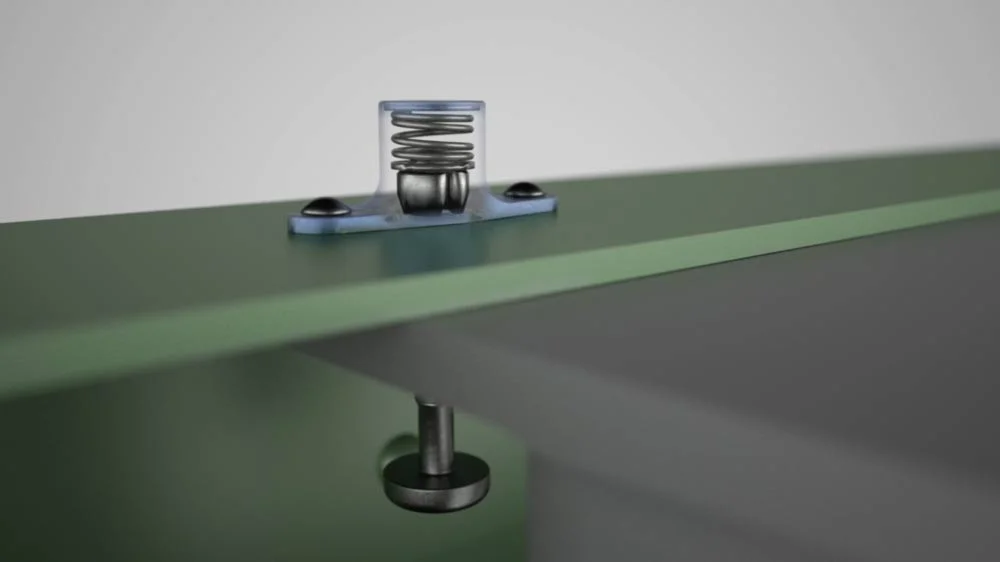 CGI 3d-Visualisierung eines Befestigungssystems von SFS