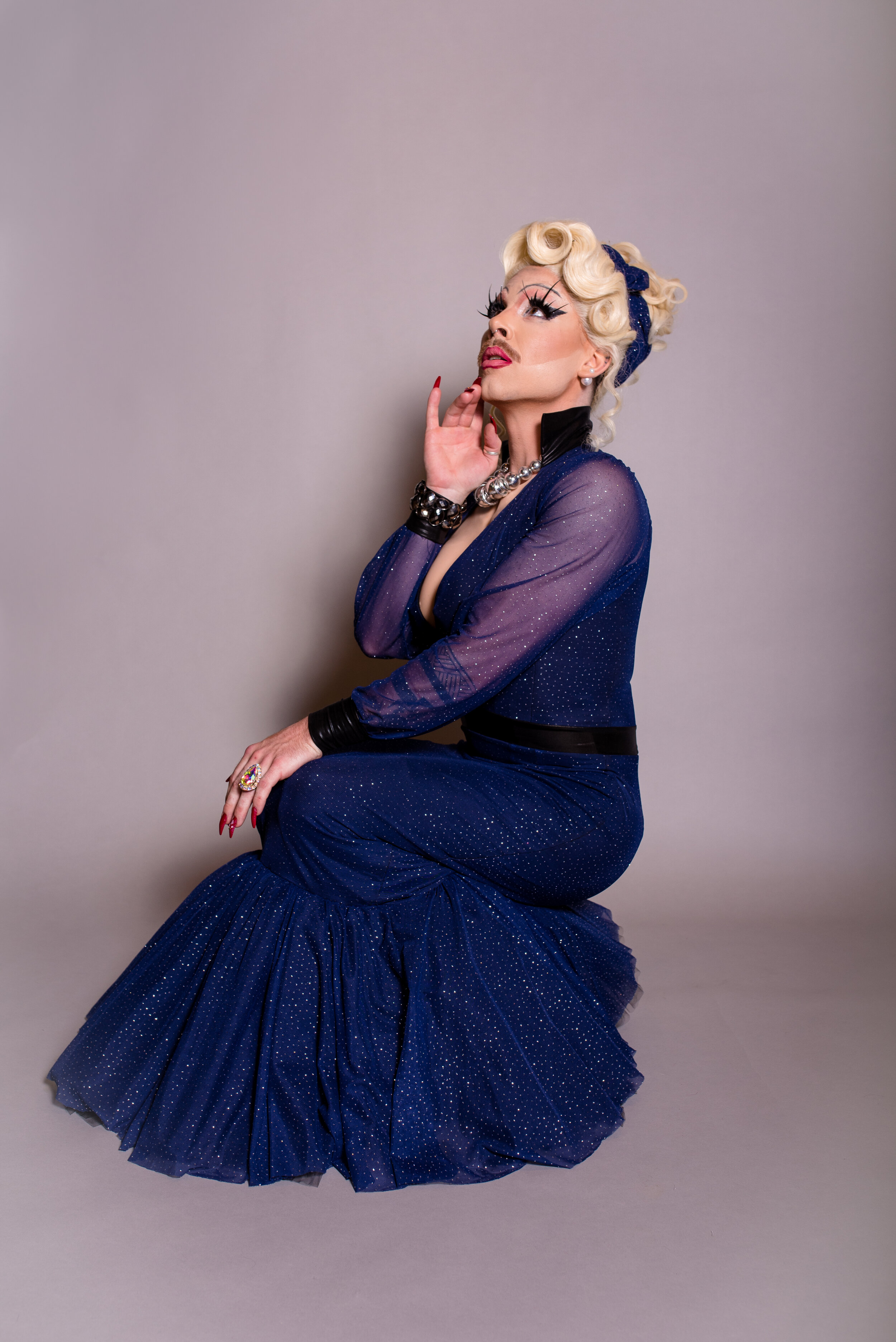 Johnny Poutina in a custom Kootenay Costume piece; photo by Josee Gulayets