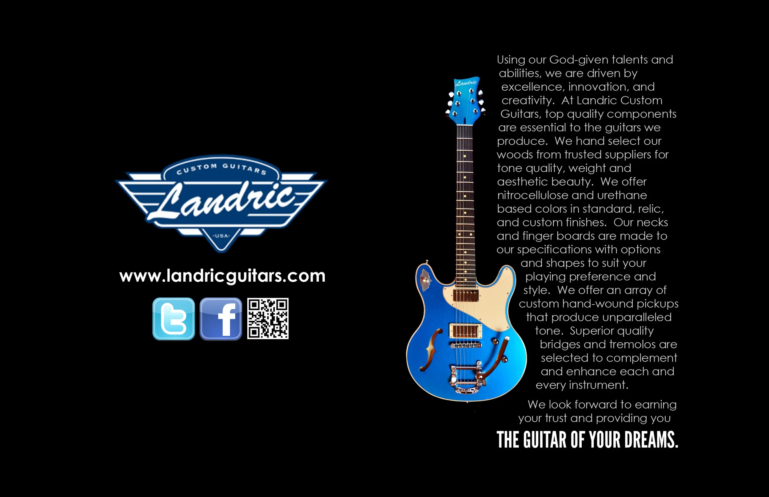 Landric Postcard Back