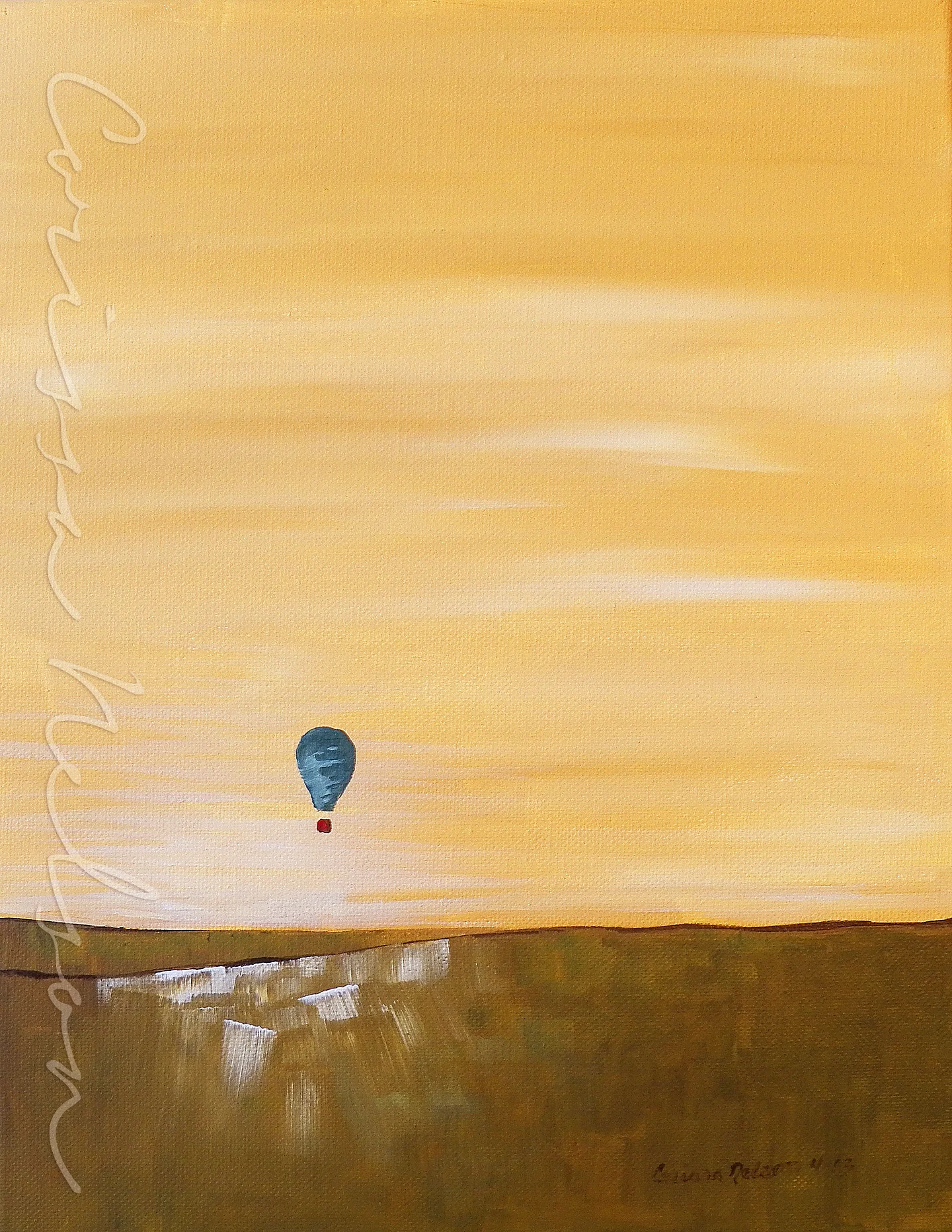 Hot Air Balloon Painting
