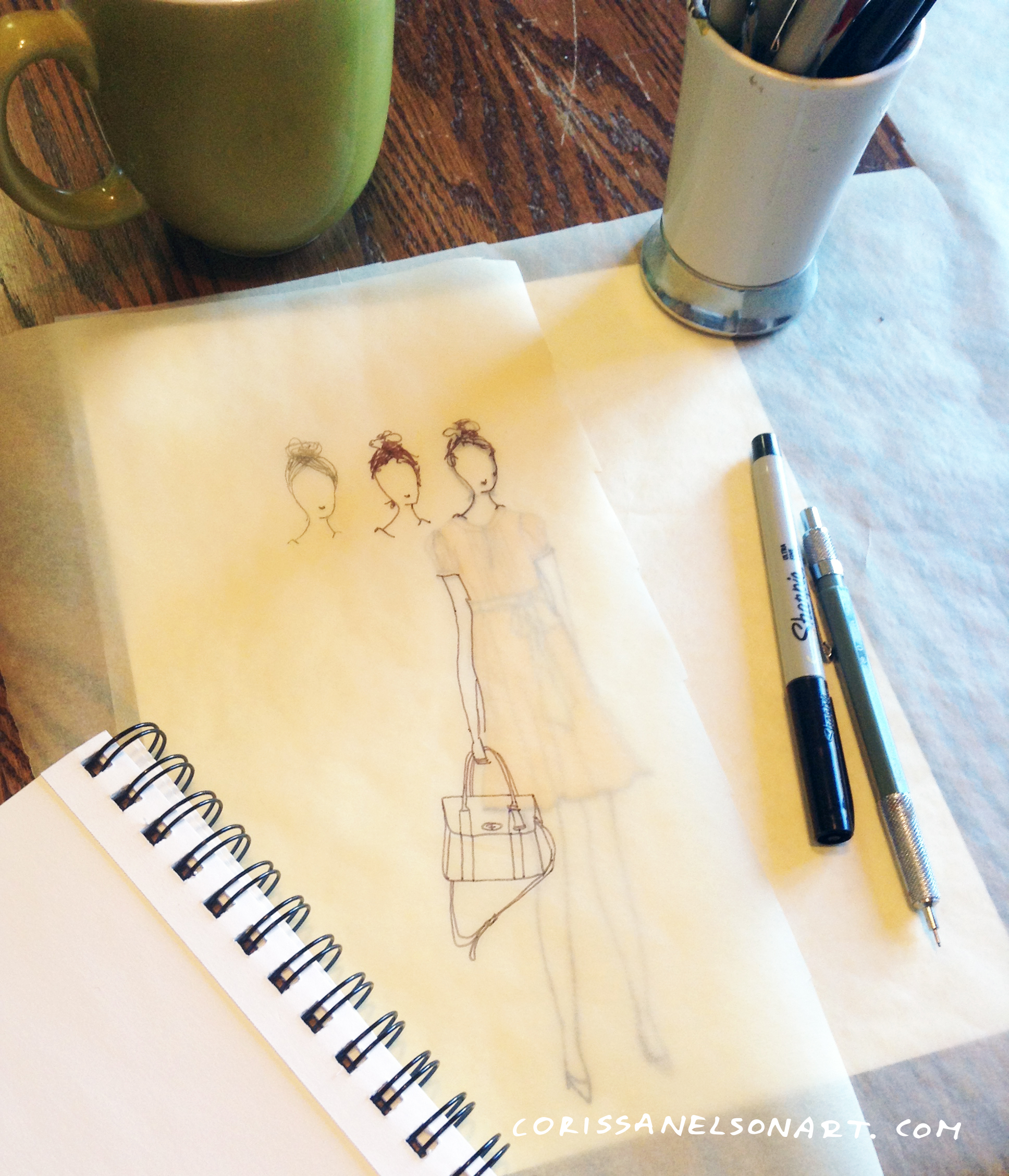 At work, At home