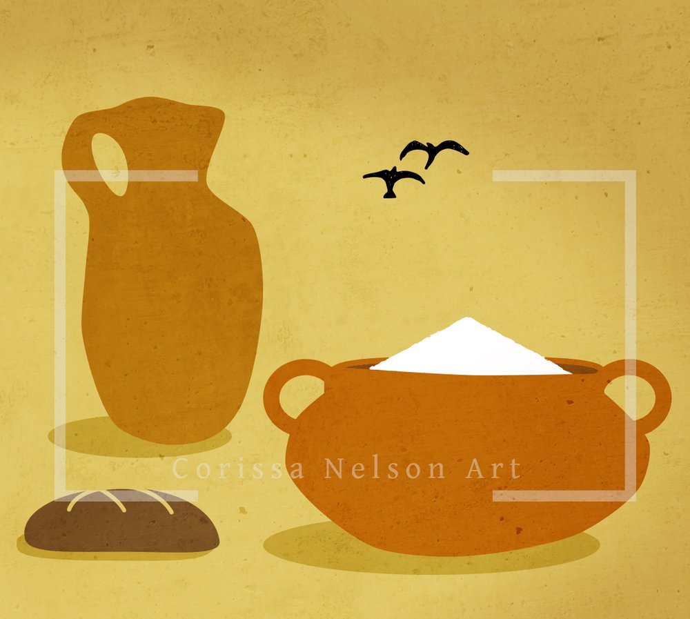 Elijah And The Widow At Zarephath - Bible Stories Series - P7 Yr C —  Corissa Nelson