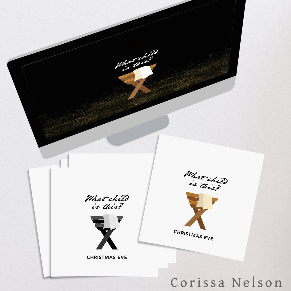 Nativity Sketch Art for Christmas — Corissa Nelson