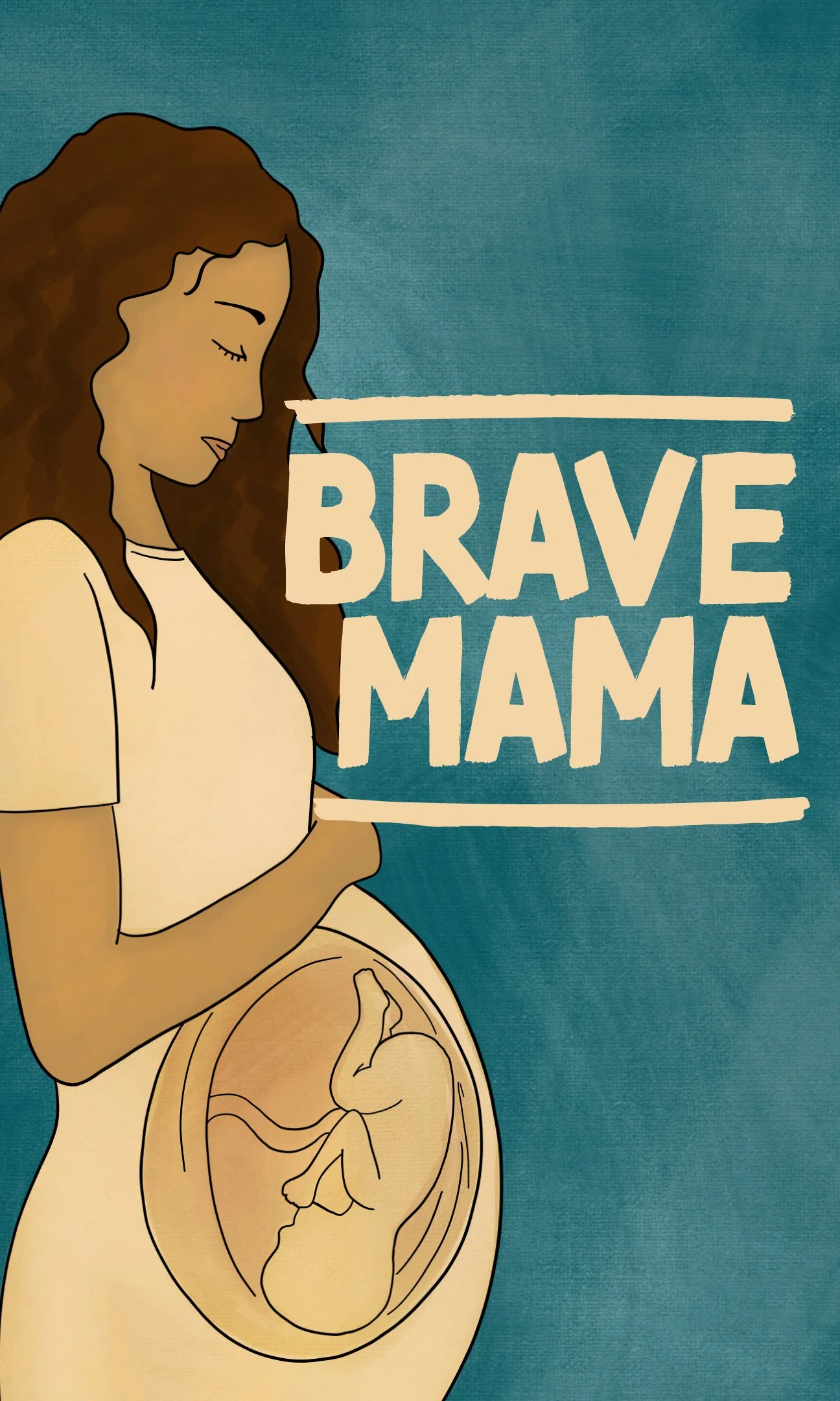 Mama There's Help Poster Design