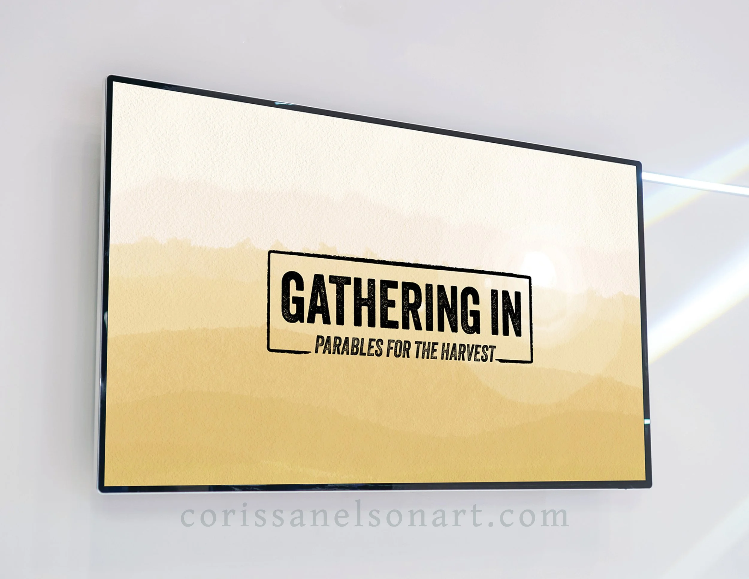 Gathering In Pieces Sermon Series Art for Print and Screen