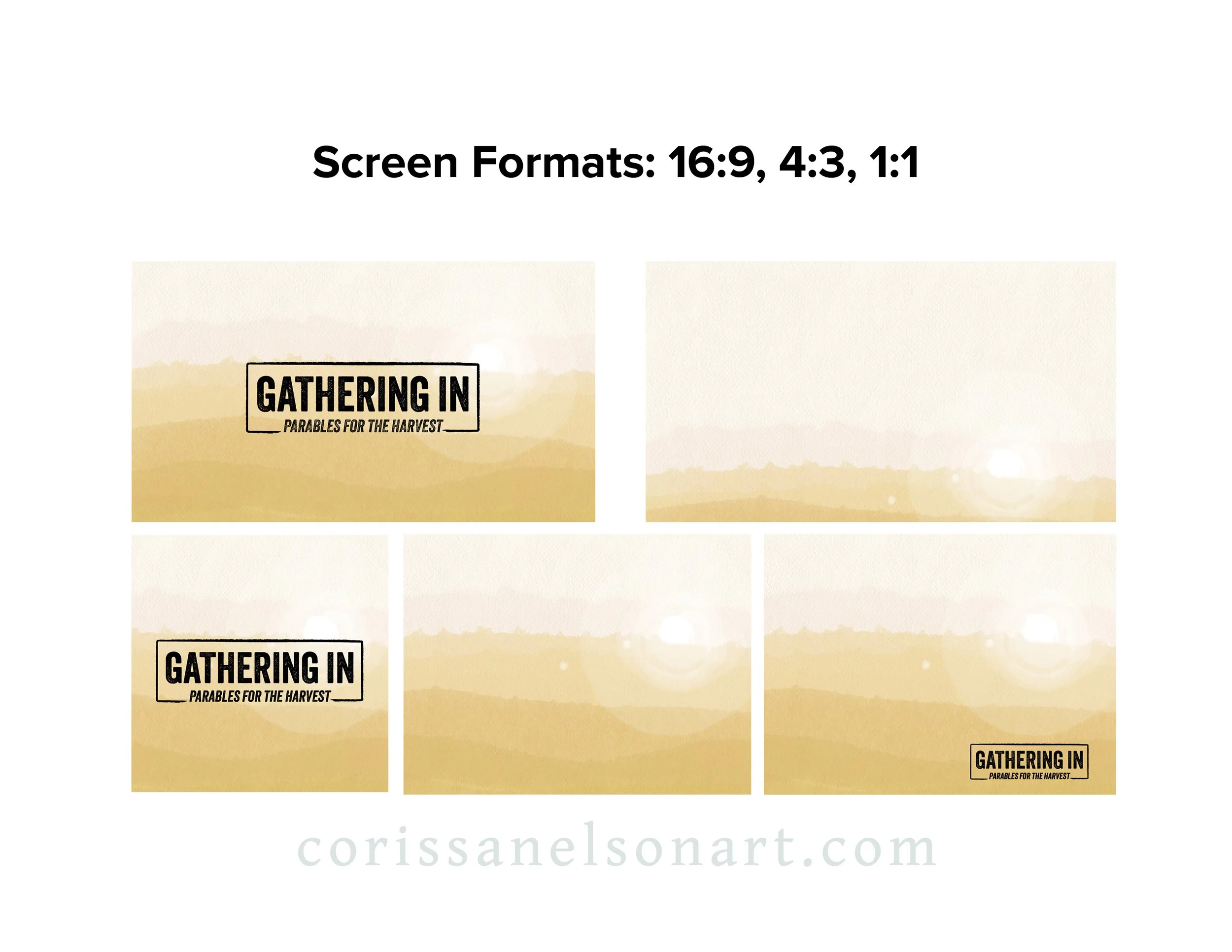 Gathering In Pieces Sermon Series Art for Print and Screen